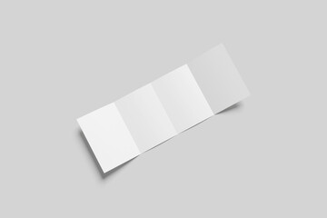Blank Four Brochure Mockup