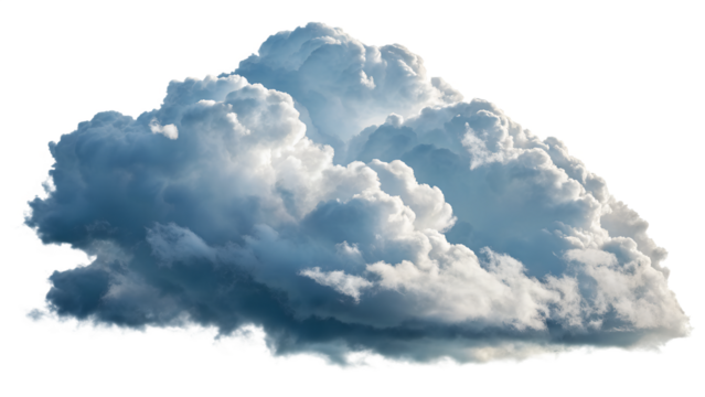 cloud isolated on transparent png