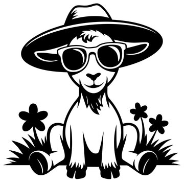 Cartoon Goat Clipart