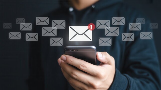 Stay connected and informed with instant message notifications appearing directly on your smartphone screen, ensuring you never miss an important update.