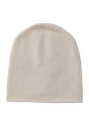 knitted beanie hats mockup isolated on white background.