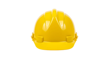 Bright Yellow Hard Hat for Construction Safety.