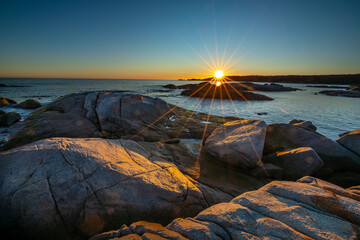 sunrise over the sea