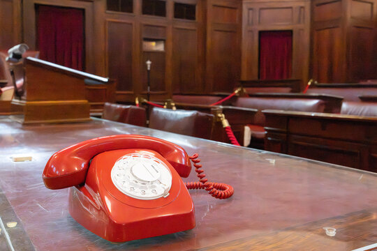 red phone in Old Parliament House and Museum of Australian