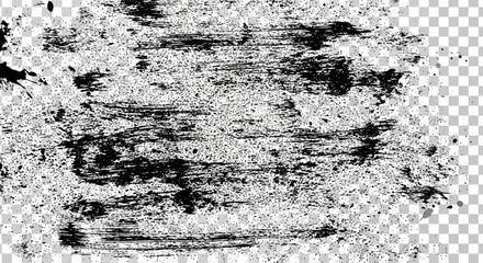 Obraz premium Monochrome texture with rough brushstrokes and splatter effects for design use