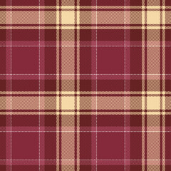 Elegant Brown dark tartan plaid seamless texture for textile, fabrics, print, wallpaper, clothing and garments. Vector Check pattern.