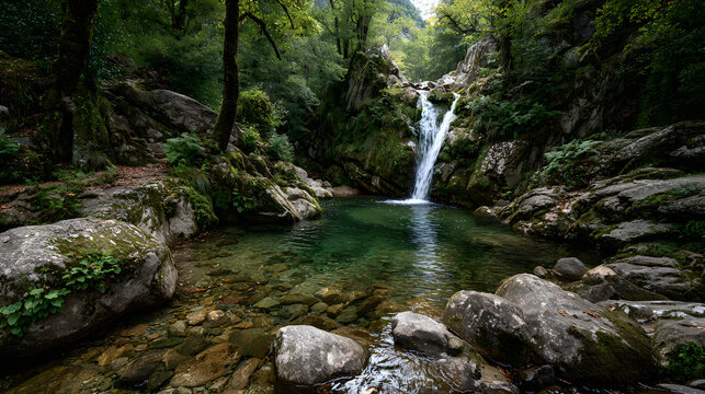 waterfall in the forest
