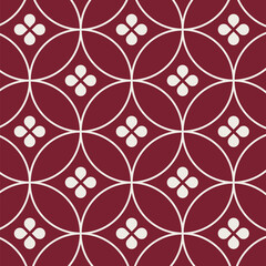 seamless pattern with floral elements
