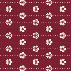 seamless pattern with flowers
