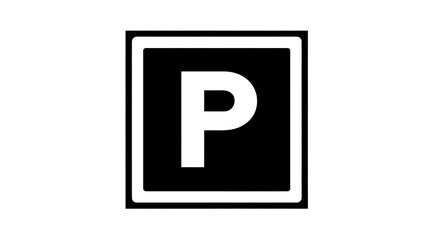 parking sign (P)