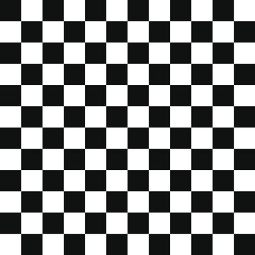 Black white checkered chessboard pattern background
