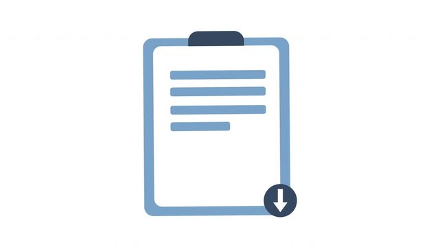 document download icon animated