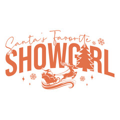 Santa's Favorite Showgirl