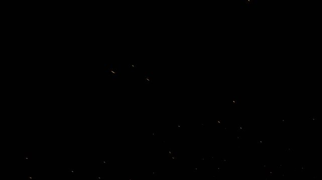 Abstract image of numerous tiny white specks scattered across a deep black background, creating a minimalist and mysterious visual effect. - Powered by Adobe