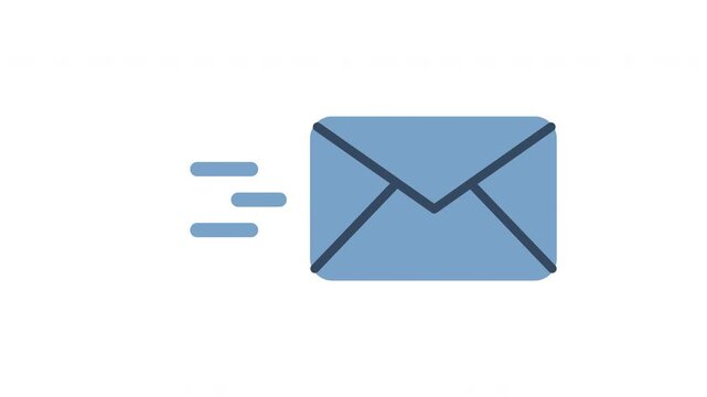 mail envelope animated, mail envelope 4k video animation for web, mobile and ui