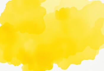 Abstract watercolor wash, vibrant sun-yellow hue, textured paper,  creative,  energetic