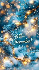 Fototapeta premium christmas background with snowflakes