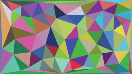 Colorful poly background wallpaper vector design.
