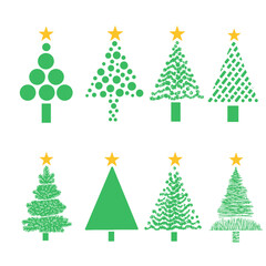 Stylized Xmas Tree Graphics