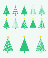 Stylized Xmas Tree Graphics