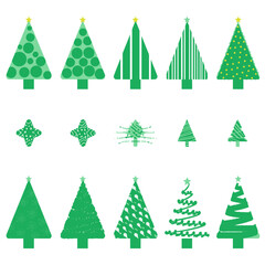 Stylized Xmas Tree Graphics