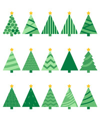 Stylized Xmas Tree Graphics