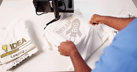 Custom T-Shirt Printing Services: Heat Press