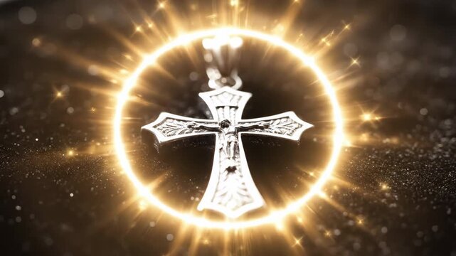 Radiant Cross: Faith and Light