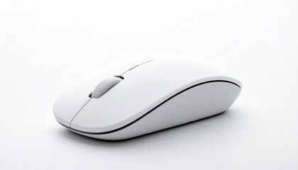 A White Wired Mouse on White—Celebrating Precision, Simplicity, and the Tactile Rhythm of Digital Navigation Through Clean Lines, Black Accents, and the Quiet Efficiency of Everyday Tech in Motion