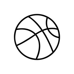 Basketball Ball Outline Icon