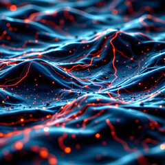 Digital Crypto Market Flow Visualization