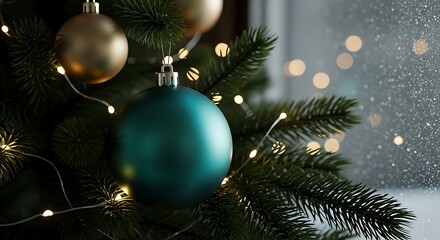 Fototapeta premium christmas tree decoration