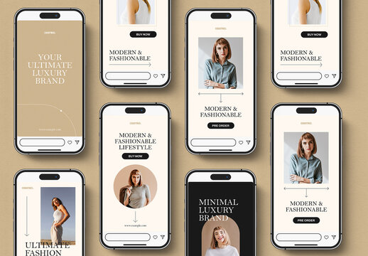 Clean Social Media Story Design