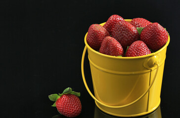 Delicious Strawberries ready to eat