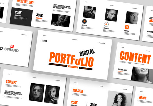 Digital Portfolio Presentation Template