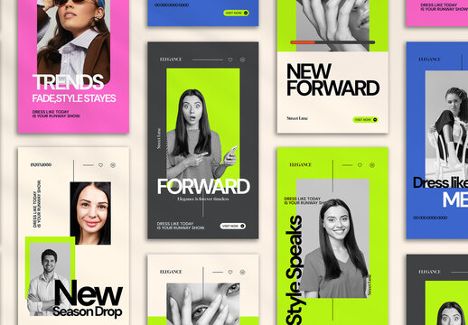 Social Media Story Design For Corporate Brand