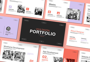 UIUX Digital Portfolio Presentation Template