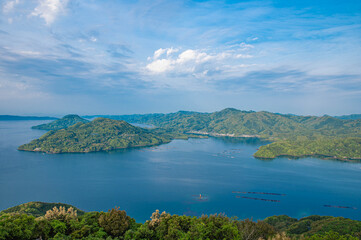 竜洞山展望所からの眺望