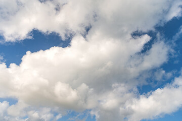 Gloomy sky with overcast clouds. Skyscape and cloudscape. Sky with clouds. Cloudy skyscape...