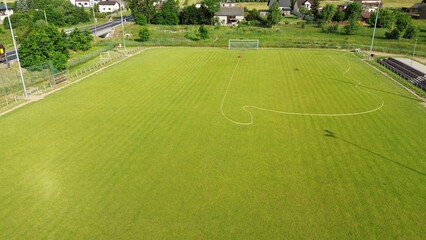Football field watering using autonomous irrigation machine