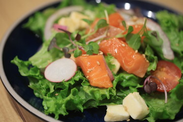 Salmon salad.