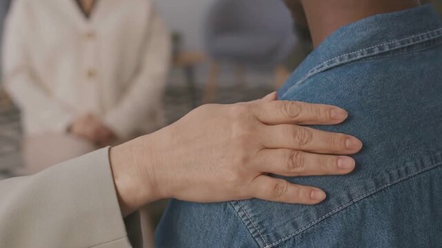 Emotional Support in Therapy Comforting a Friend in Need