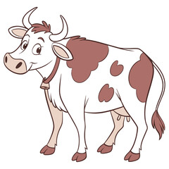 cow vector art free download 