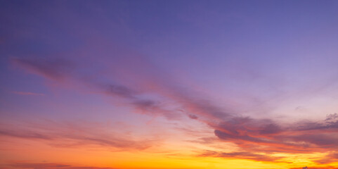 Colorful sky and clouds backdrop at sunrise and sunset,Clouds and pink sky backdrop,Nature beautiful Light Sunset or sunrise sky