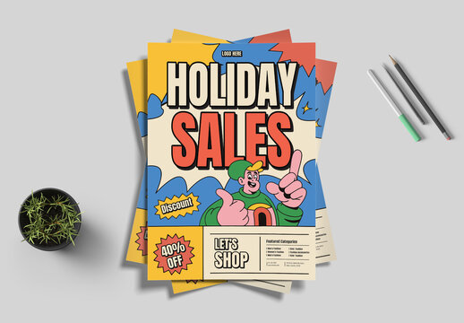 Holiday Sales Flyer Design