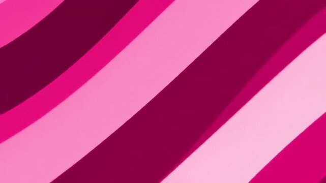 Pink waves in diagonal lines create a simple abstract pattern with light to dark shades of varying hues