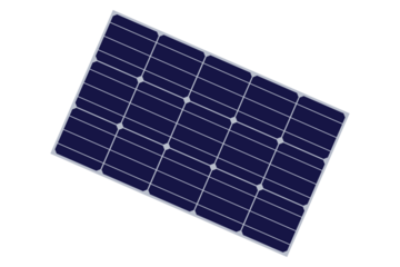 Modern photovoltaic solar panel captures sunlight for sustainable energy generation, representing a clean and eco-friendly power source for a greener future