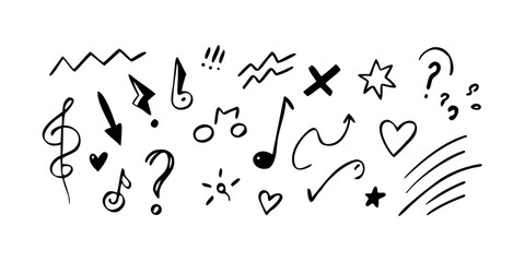 Hand drawn black doodle comic style vector speech bubble