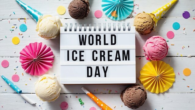 World Ice Cream Day celebration
