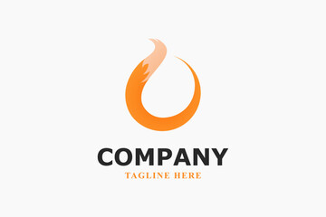 Obraz premium modern ring tail logo design